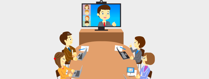 Video conference in sales