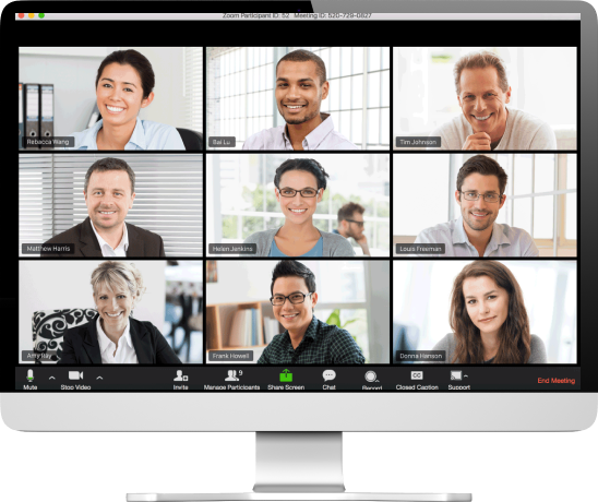 Video conferencing using Zoom platform